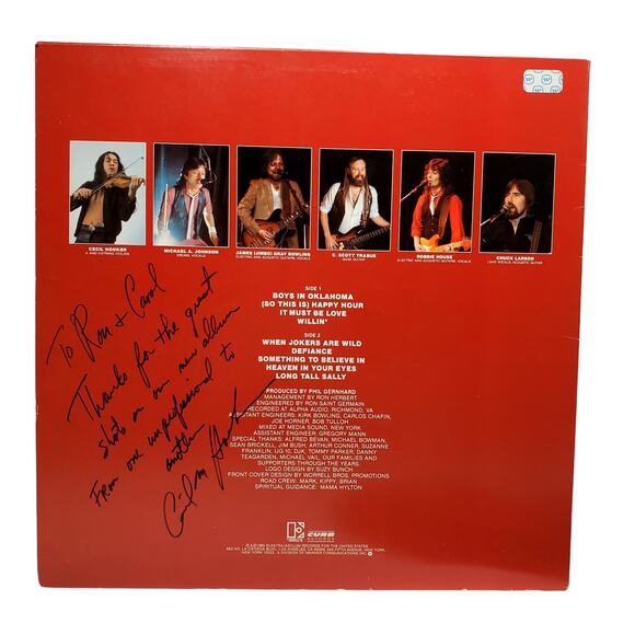 Vtg Elektra Snuff 60149-A Vinyl Record Signed Cecil Hooker 1982 Asylum Records - Picture 7 of 11